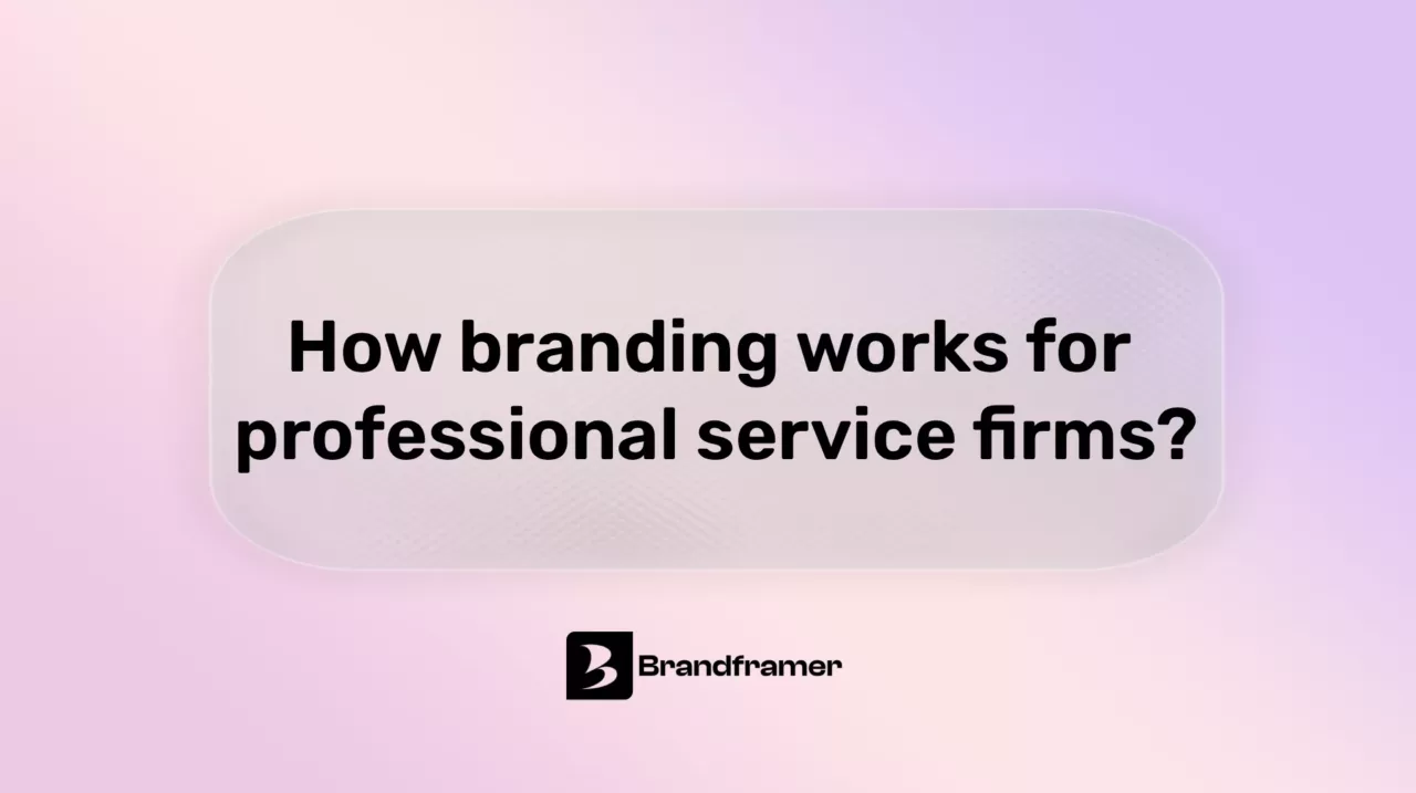 profesionnal services branding article